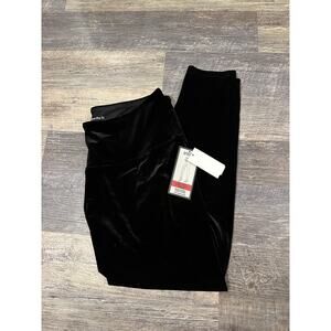 Intro Love The Fit Women Black Velvet Leggings Revolutionary Tommy Control 3X